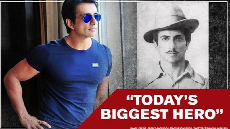 Sonu Sood's fan terms him 'Today's Bhagat Singh' for helping migrants, actor recalls role