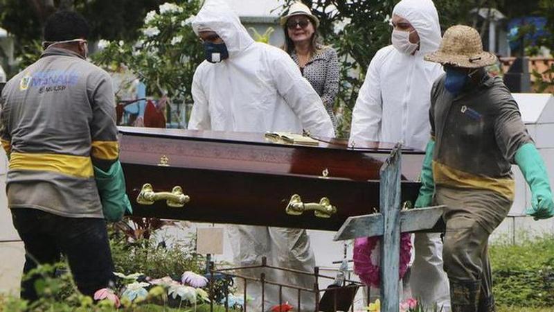 Largest cemetery in Latin America growing with coronavirus victims