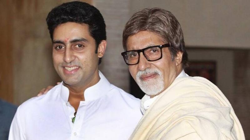 Abhhishek Bachchan and Amitabh Bachchan 