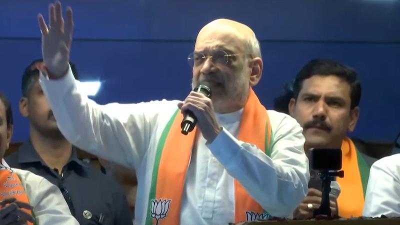 Union Home Minister Amit Shah slams Congress