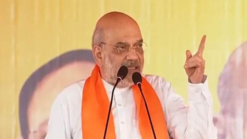 Home Minister Amit Shah Addresses Rally in Ujiarpur, Bihar