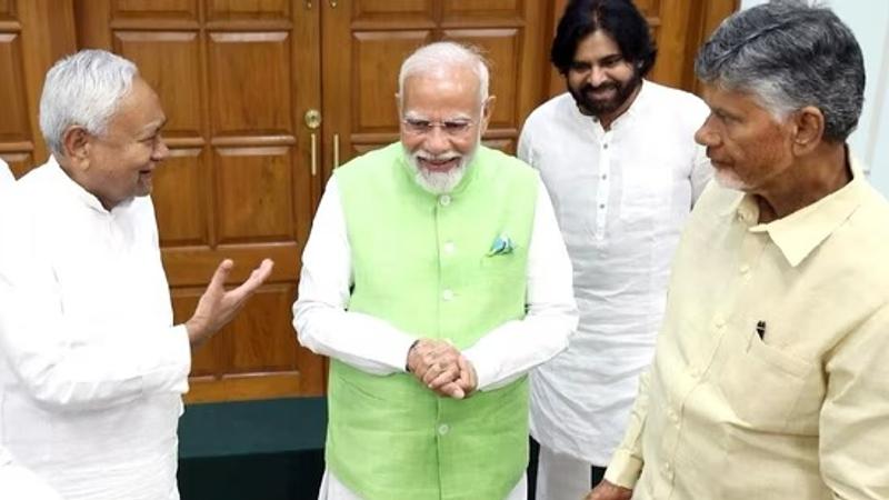 Narendra Modi to be India's PM For 3rd Time in a Row As Nitish, Naidu Back NDA 3.0 | LIVE