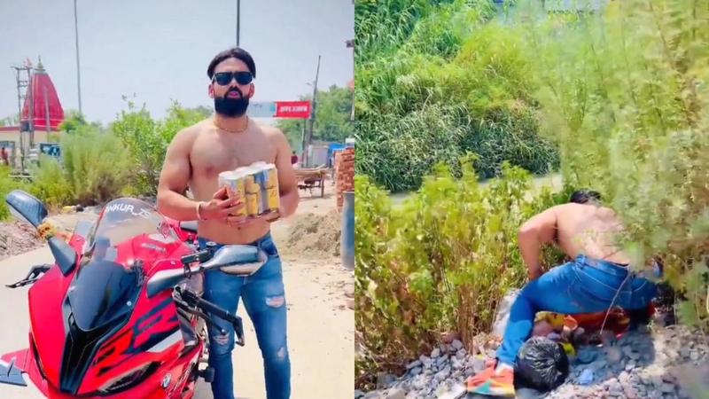 YouTuber Distributes Beer in Haridwar's 'Dry Zone' to Gain Followers, Held 