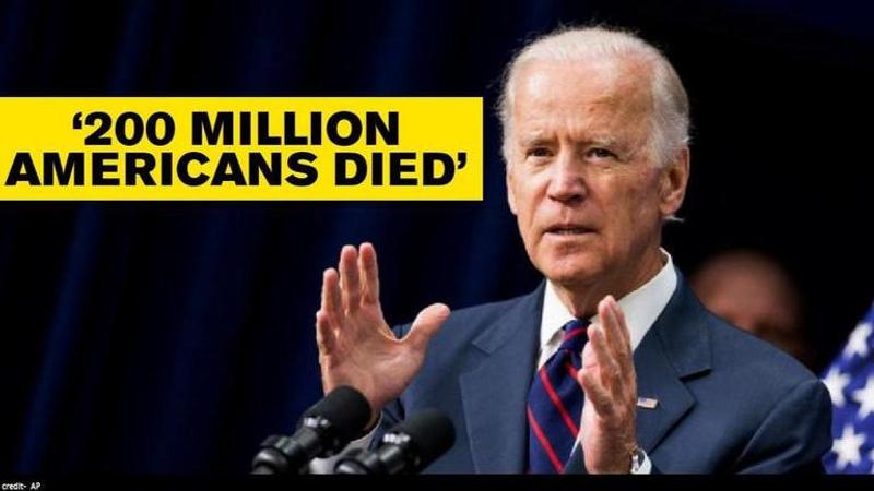 Joe Biden makes another blunder, claims 200 million Americans dead from COVID-19