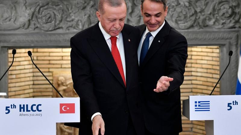 Turkish President Erdogan is set to meet Greek PM Mitsotakis in May.  