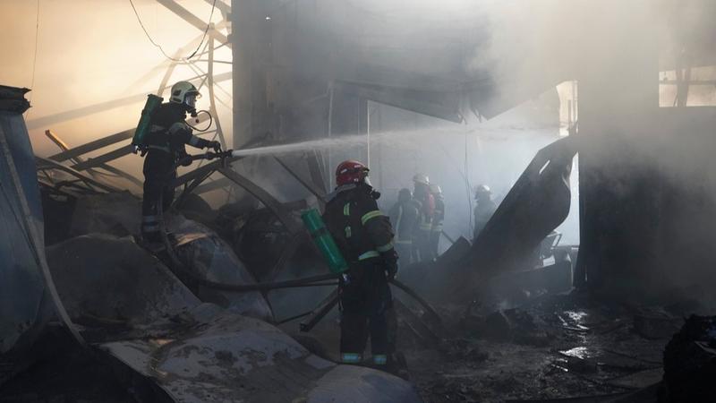 The bombing of Kharkiv on Saturday afternoon also left 43 injured and 16 missing, Kharkiv Governor Oleh Syniehubov said initially after the attack.