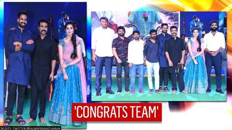 Ram Charan joins 'Uppena' team for celebrations; congratulates them for 'massive success'