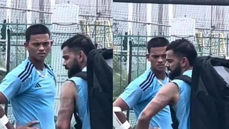 WATCH: Virat Kohli turns batting mentor for young Yashasvi Jaiswal ahead of IND vs WI series