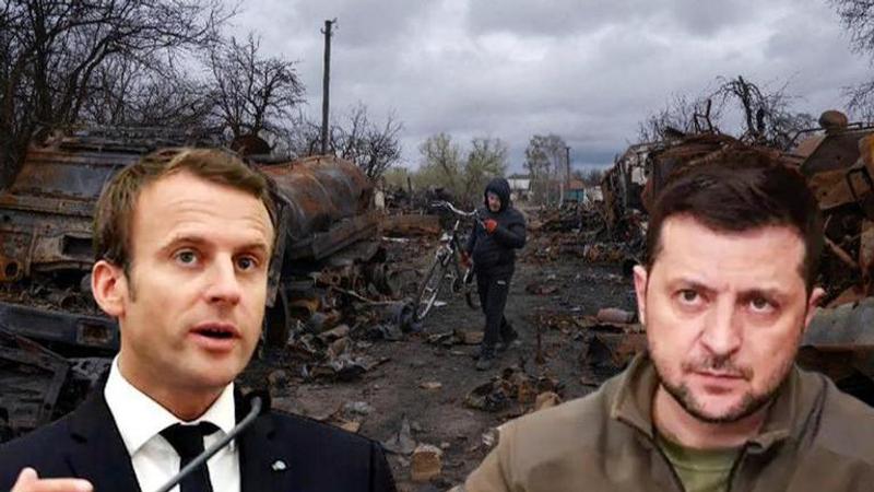 Macron and Zelenskyy