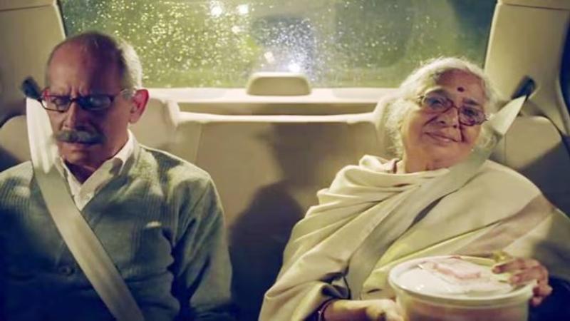 Old couple booking a cab to wish their grandchild on his 5th birthday is too adorable
