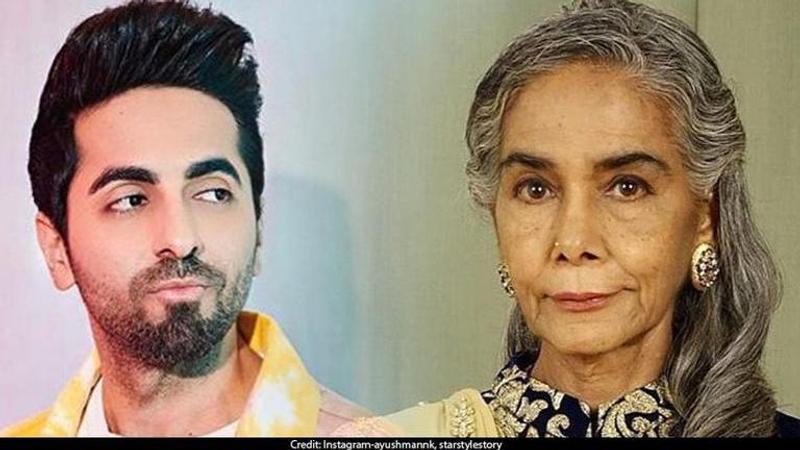 Ayushmann Khurrana shares unrecognizable pic of Surekha Sikhri to wish her on birthday