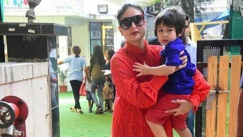 Kareena Kapoor, Taimur sport jerseys of their birth dates to cheer for football team