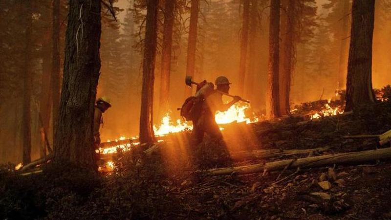 Memorial held for firefighter killed in California blaze