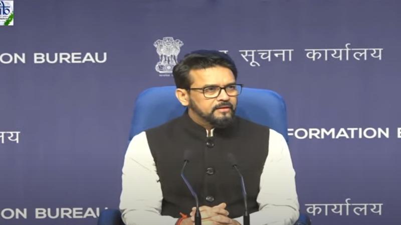 The Modi government has worked relentlessly for the welfare of farmers in the last 10 years, Union Minister Anurag Thakur says during a late night press briefing.