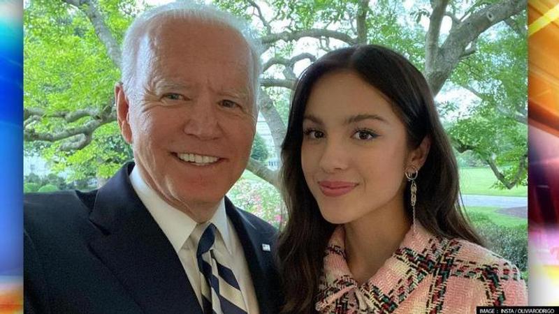 Olivia Rodrigo, President Joe Biden, Jimmy Kimmel Live show