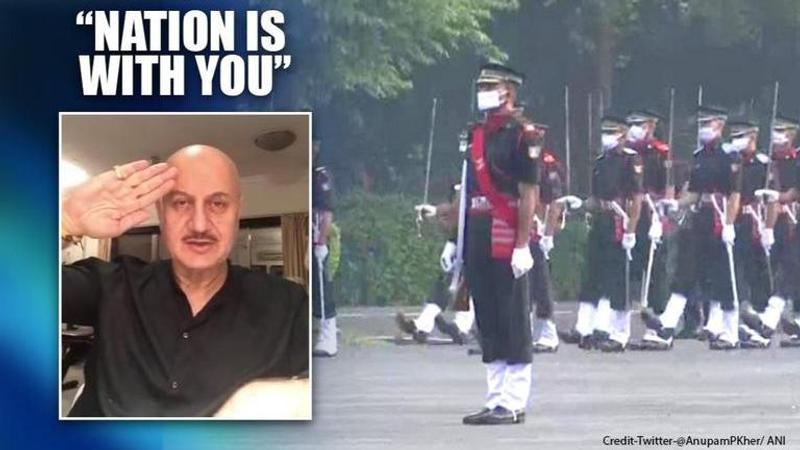 Anupam Kher has inspiring message for new IMA officers as parents miss PoP for first time