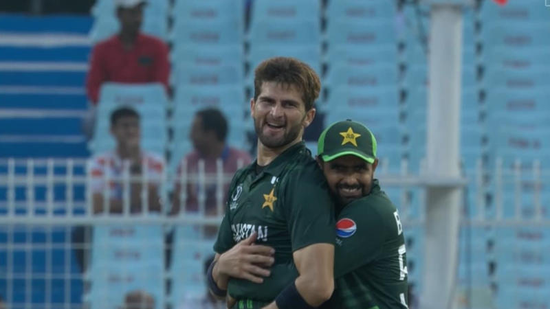 Babar Azam and Shaheen Shah Afridi