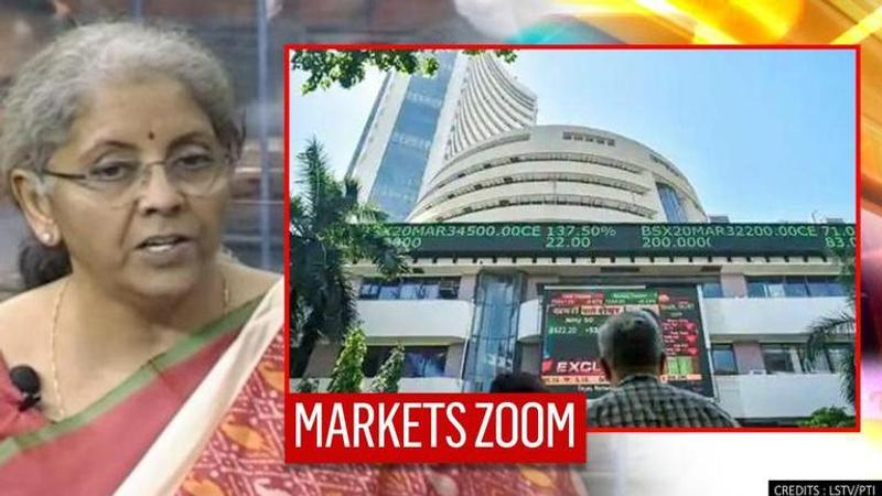 As Sitharaman unveils Budget 2021, markets zoom, Sensex gains 4%, Nifty reclaims 14K-mark