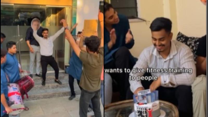 Pune Man Bids Farewell to Toxic Workplace with Dhol and Dance