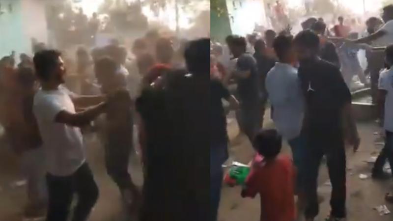 Fight Over Biryani in Amroha Video Goes Viral 