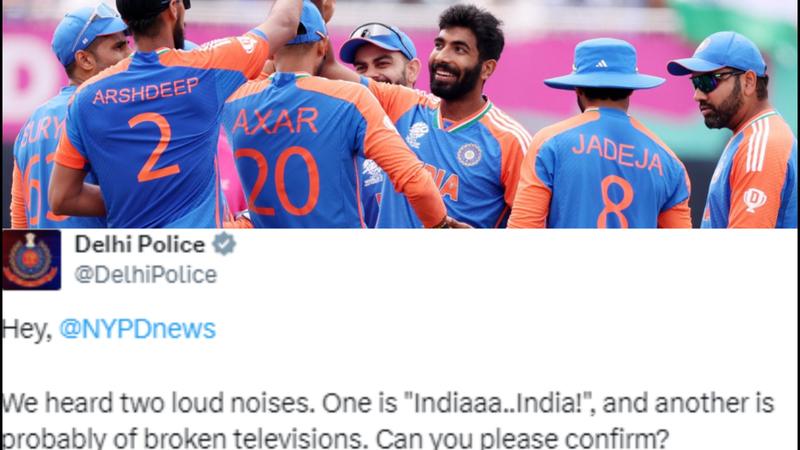 Delhi Police's Tweet Goes Viral After India Thrashes Pakistan