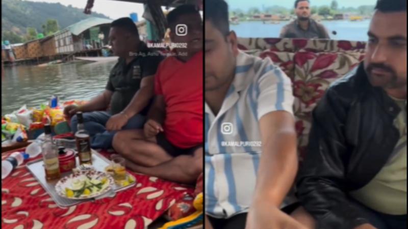 J-K: 2 Arrested For Drinking Alcohol During Shikara Ride in Dal Lake