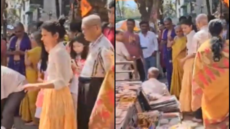 UK's First Lady Spotted With Parents Sudha and Narayana Murthy