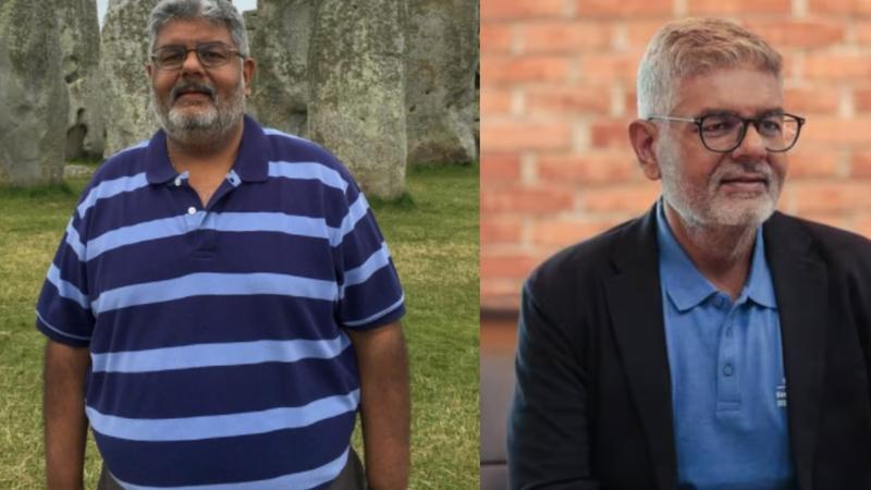 CEO Dhruv Agarwala before and after weight loss