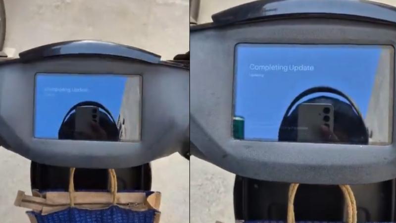 Noida man got late to office reason 'EV scooter updating', video goes viral