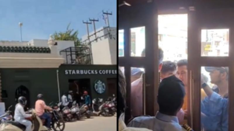 Long Queue In Front Of Varanasi’s Starbucks, Netizens React | WATCH