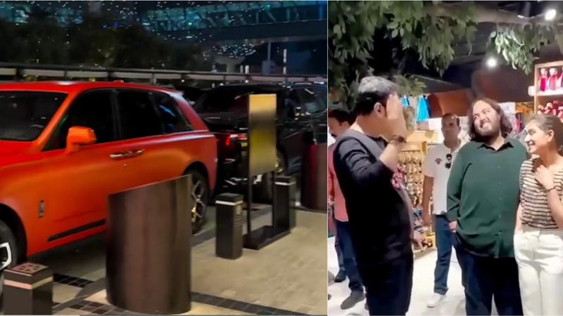 Anant Ambani Royal Entry To Dubai Mall in Rolls-Royce Cullinan, Video Viral 