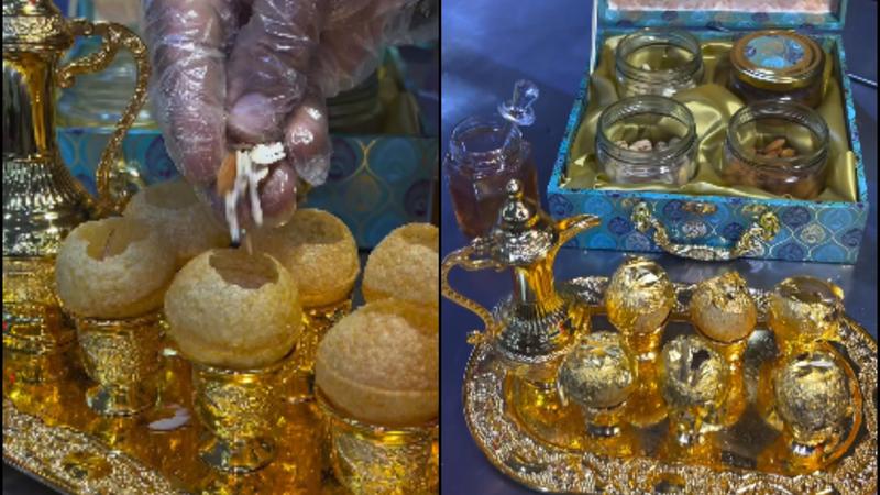 Gold And Silver Pani Puri With Dry Fruits Filling Sparks Debate In India