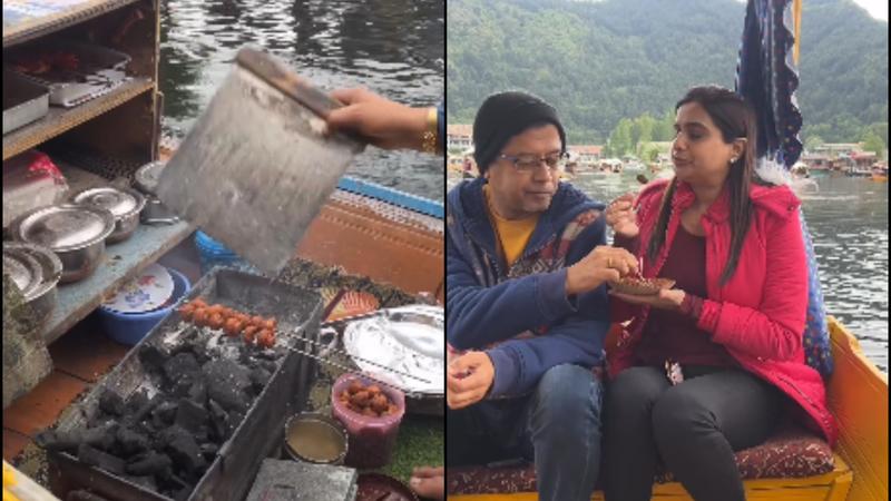 "Hygienic" Kashmiri Street Food on Dal Lake 