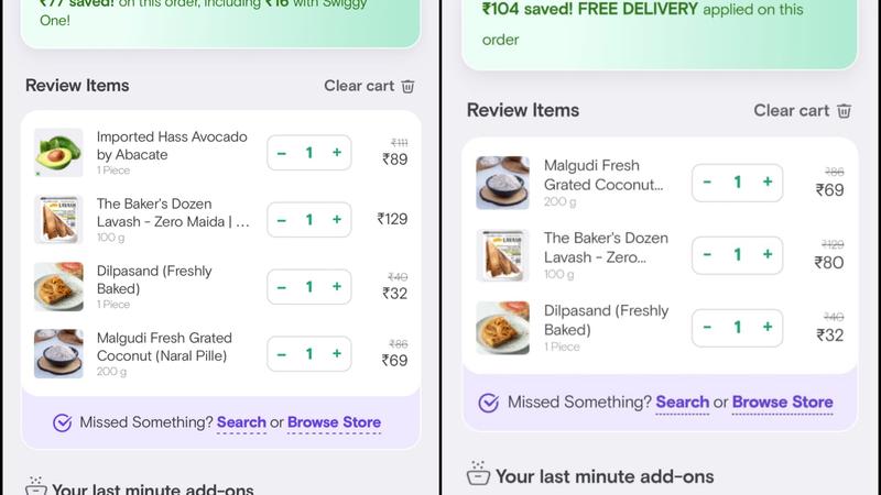 Couple Catches Swiggy App Charging Different Prices For Same Order