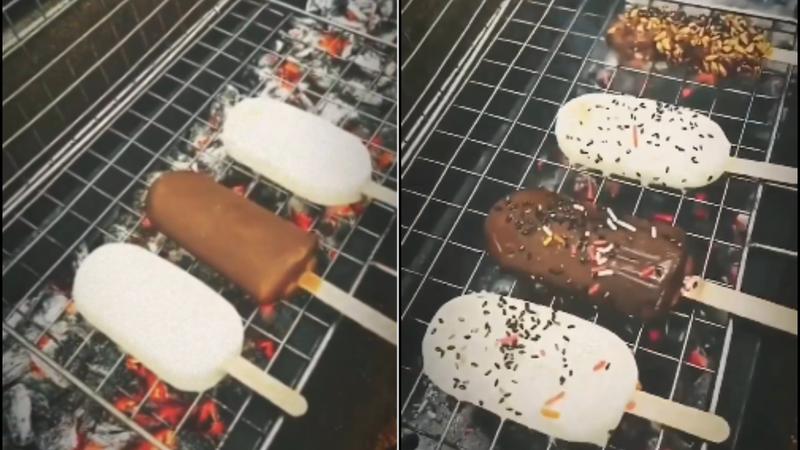 Tandoori Ice Cream? Viral Video Shows Bizarre Ice Cream Bars Grilled