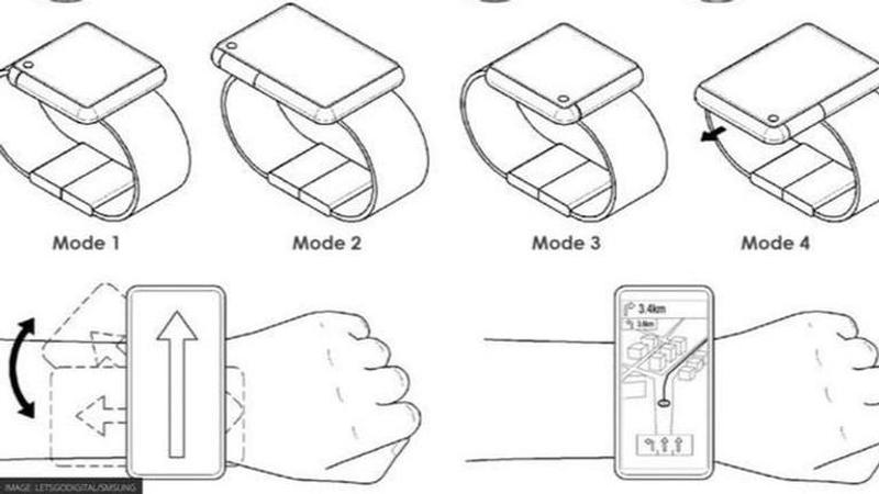 Samsung might be working on a smartwatch with rollable screen and under-display camera