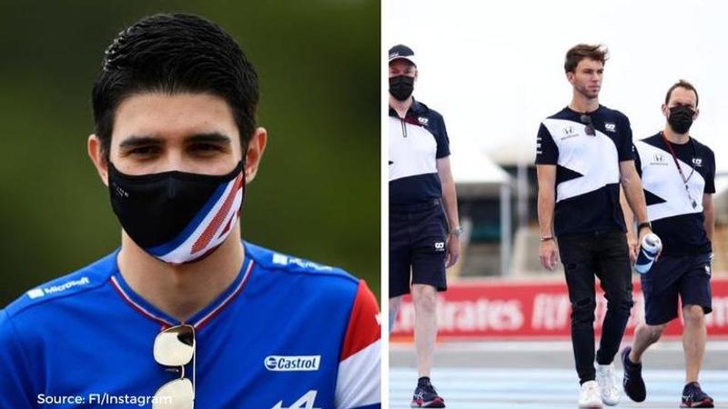 Esteban Ocon and Pierre Gasly