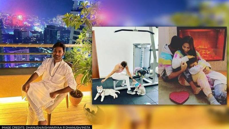 Dhanush and Aishwarya's home