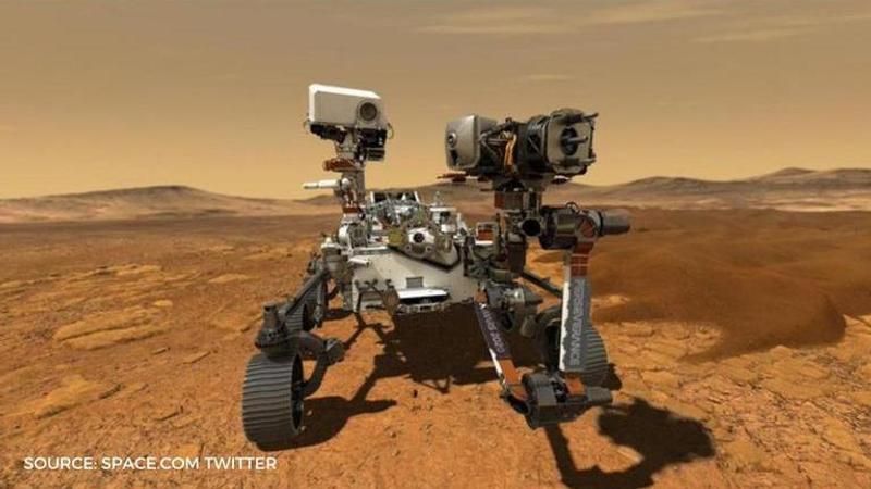 nasa land rover on mars