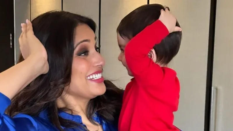 Bipasha Basu with daughter Devi