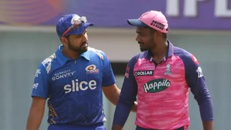 Sanju Samson and Rohit Sharma 