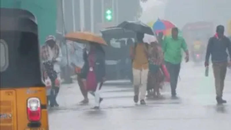 rains lash parts of Tamil Nadu