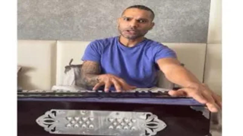 Shikhar Dhawan posted a reel on viral Inki Pinky trend