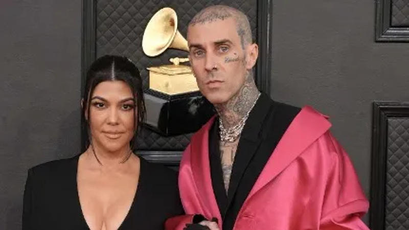 Kourtney Kardashian and Travis Barker