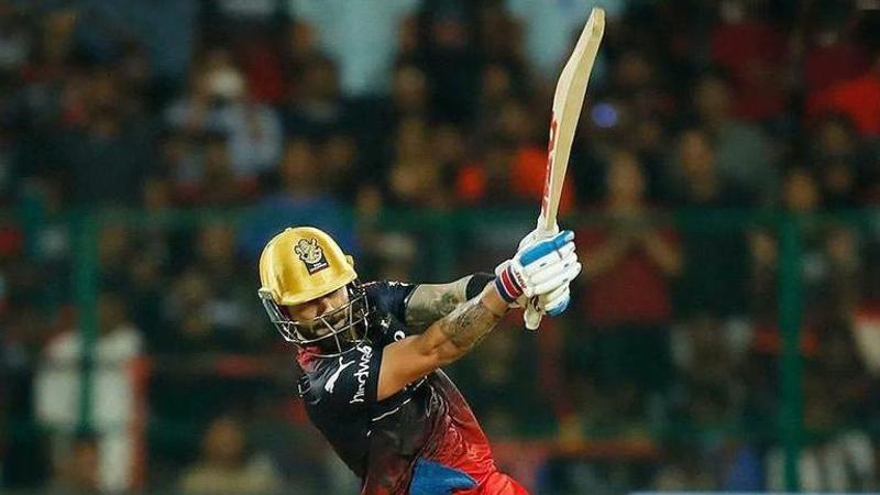 Virat Kohli in action for RCB