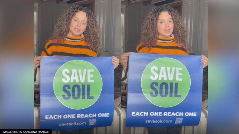 Kangana Ranaut, Kangana Ranaut participates in Save Soil, Sadhguru's save soil movement, Save soil movement, Kangana Ranaut shares a video