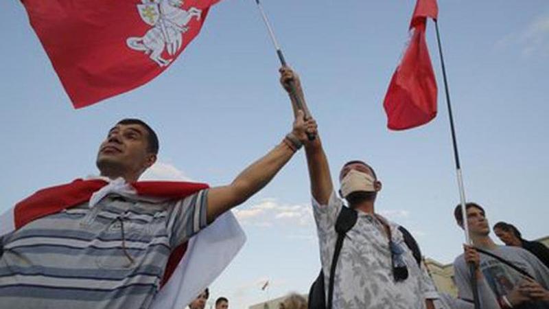 Belarus opposition candidate speaks in EU parliament