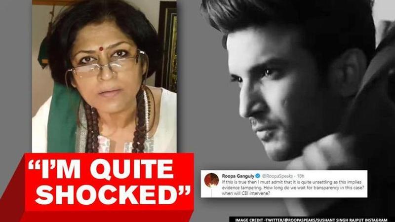 Roopa Ganguly claims Sushant's Instagram being operated, calls it 'tampering of evidence'