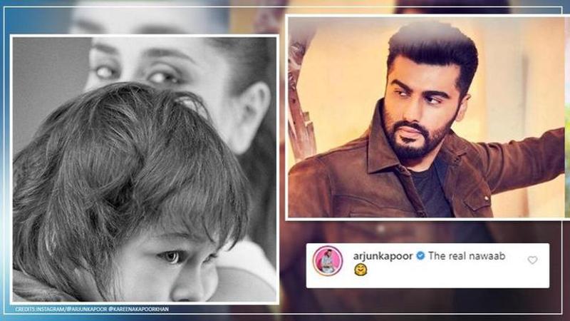 Arjun Kapoor loses cool at abusive troll for 'real nawaab' comment on Kareena-Taimur's pic