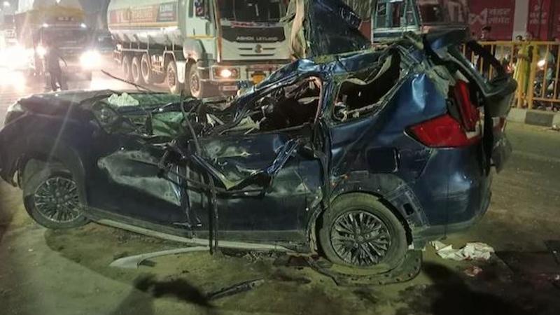 Meerut Car Accident 